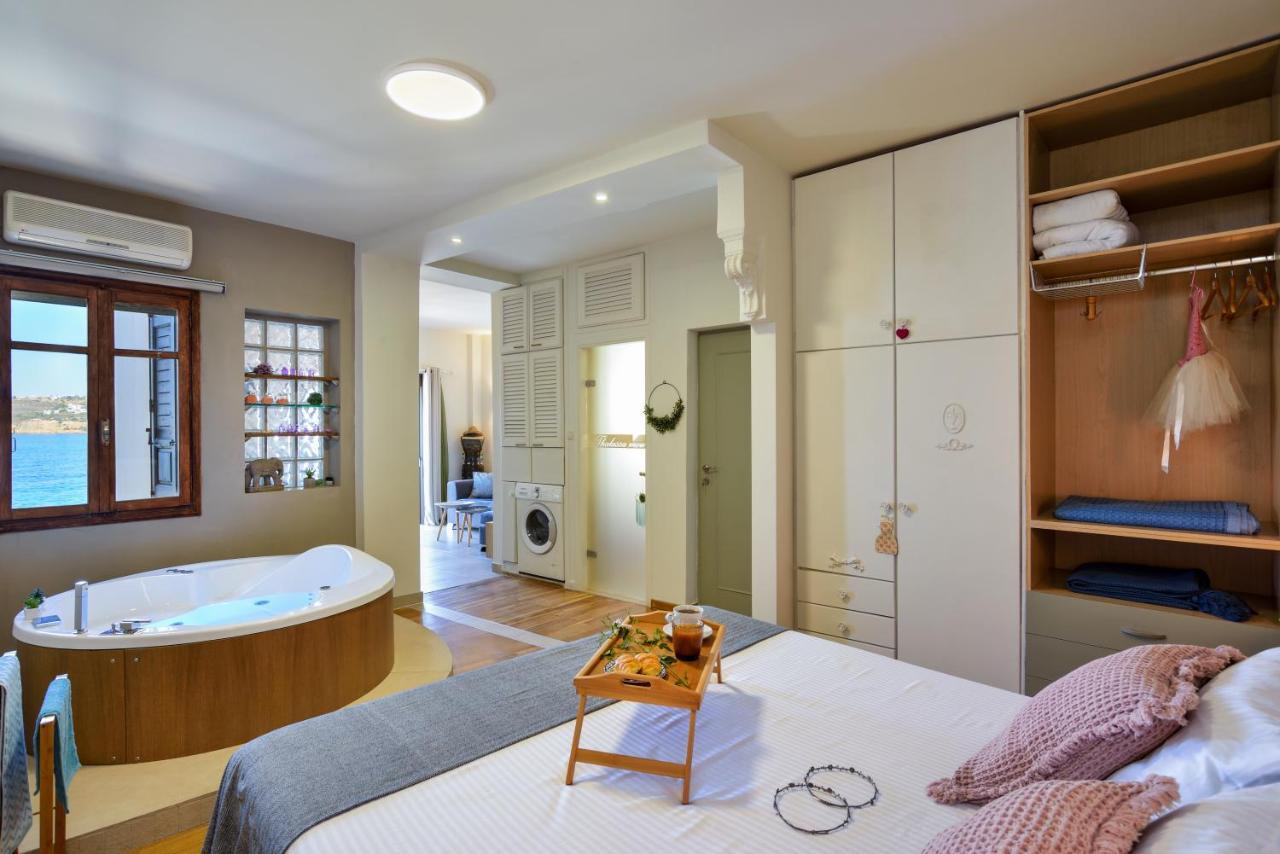 Thalassa Mou Seafront Suite Hriszí Aktí Haniá Kültér fotó