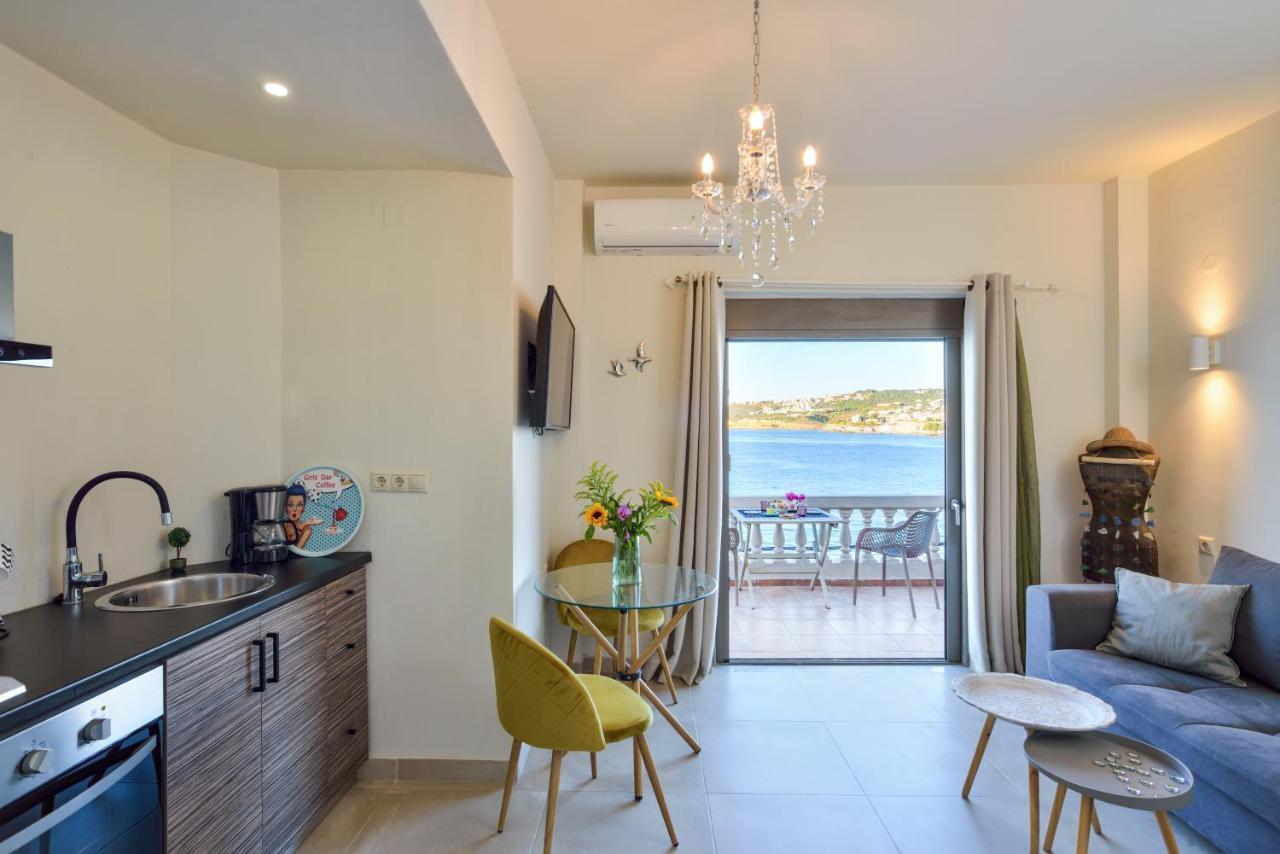 Thalassa Mou Seafront Suite Hriszí Aktí Haniá Kültér fotó